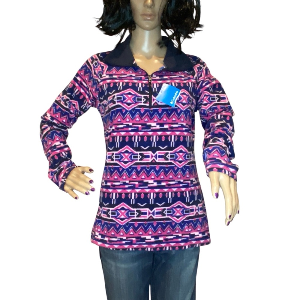 Columbia Glacial Fleece IV Half-zip Fleece Pullover Top Shirt Size Small NWT